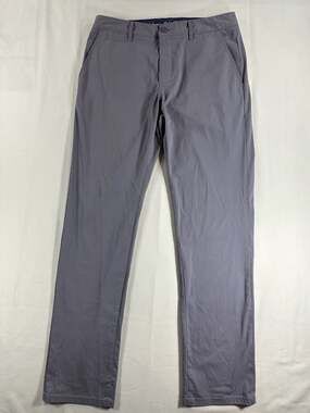 Johnny O Men's Gray Performance Stretch Chino Pants